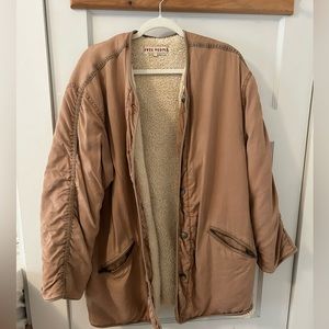 Free people Sherpa lined jacket
